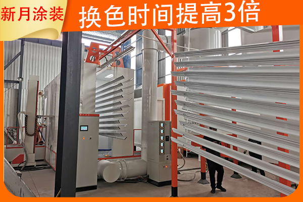 智能改造丨鋁型材靜電噴粉房效益翻翻 智能改造丨鋁型材靜電噴粉房效益翻翻