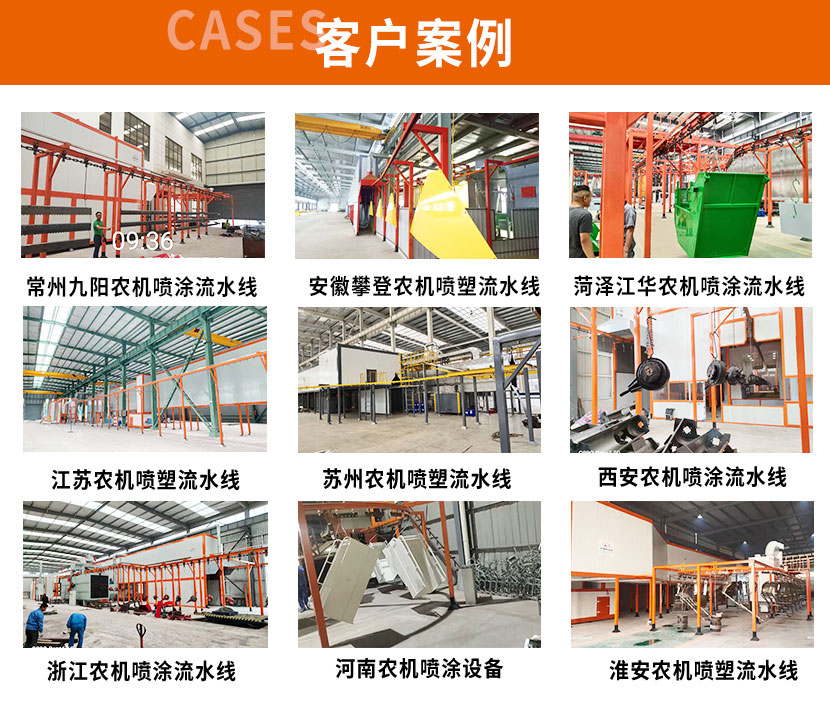 農(nóng)機(jī)噴涂流水線 農(nóng)機(jī)噴涂流水線