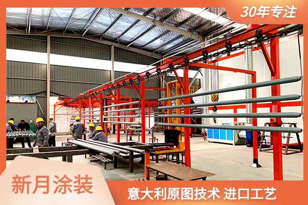 燈桿粉末靜電噴涂工藝涂層更加均勻附著力強 燈桿粉末靜電噴涂工藝涂層更加均勻附著力強