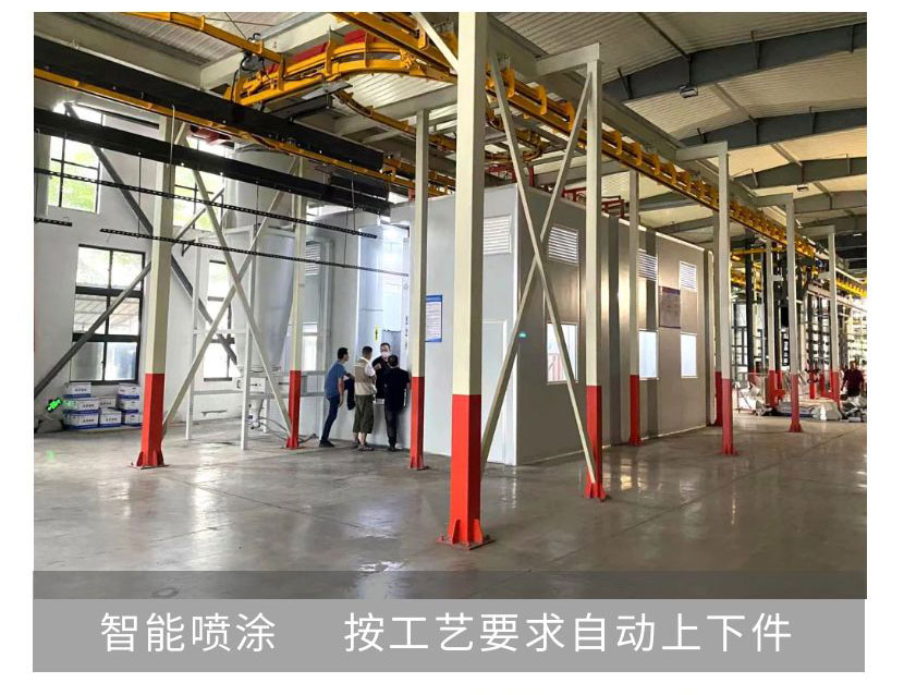 積放式噴涂線(自動上下料) 積放式噴涂線(自動上下料)