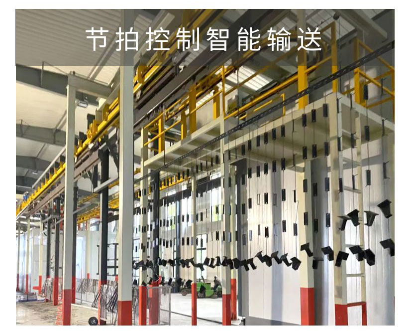 積放式噴涂線(自動上下料) 積放式噴涂線(自動上下料)