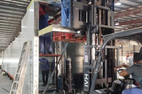 重器出海！新月鋼結構噴涂流水線助力卡塔爾