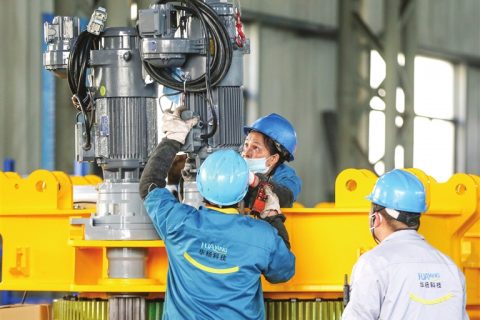 又一重型企業選用新款靜電噴涂流水線設備!