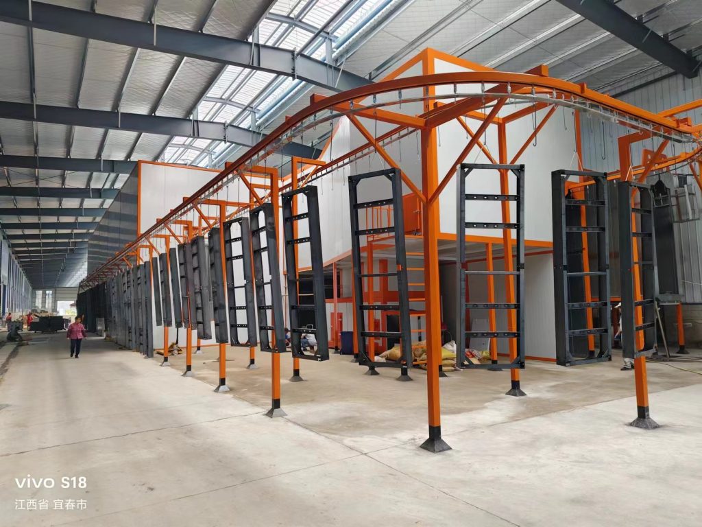 定制款-江西自動靜電噴塑設備安裝調試進行中! 定制款-江西自動靜電噴塑設備安裝調試進行中!