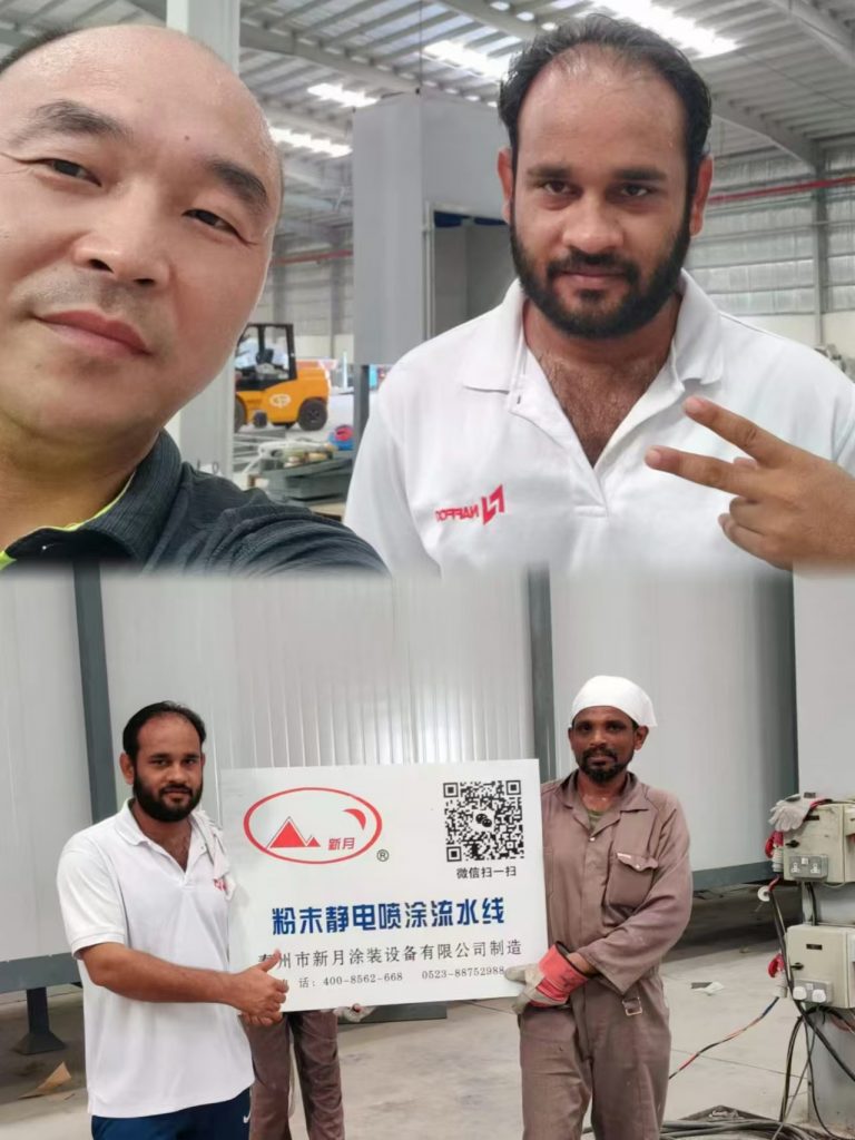 City不City啊?沙特噴涂線設備現場安裝紀實照! City不City啊?沙特噴涂線設備現場安裝紀實照!